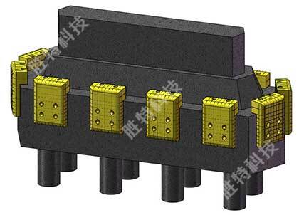勝特公司生產(chǎn)的柔性復(fù)合材料橋梁防撞設(shè)施設(shè)計(jì)圖